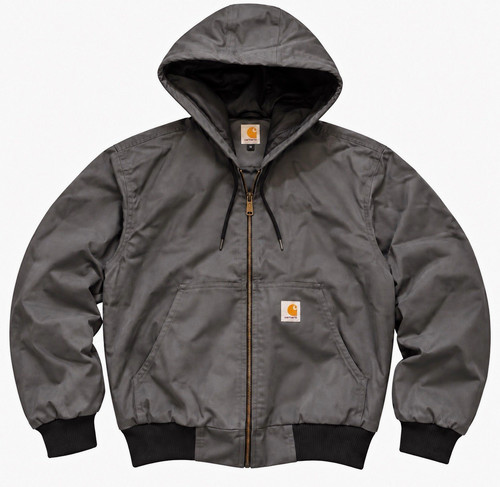 Carhartt grey canvas full - grey, zip