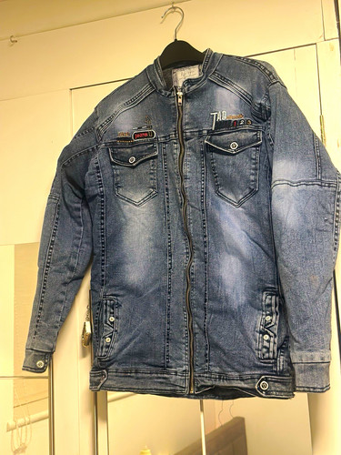 Men blue denim - blue, lined