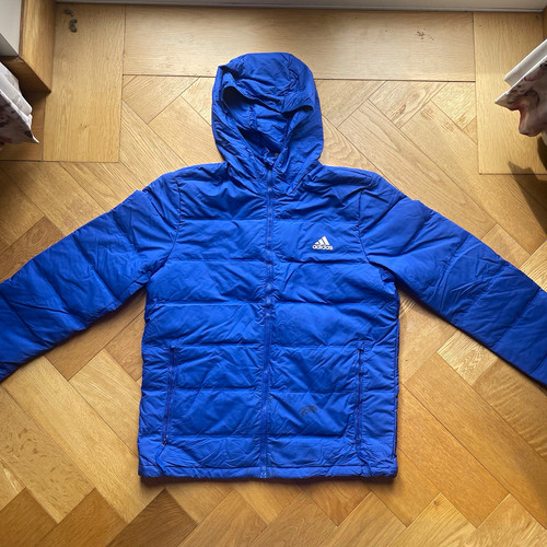 Adidas men blue hooded - blue,