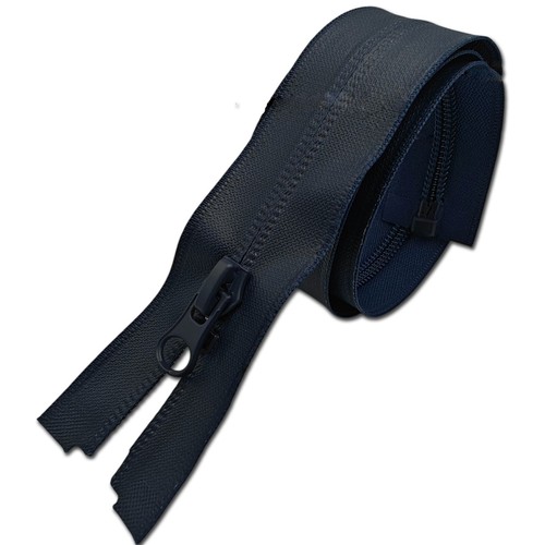 Navy blue waterproof - blue, zip