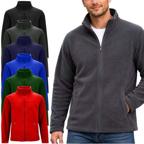 Mens fleece jacket full zip - fleece,