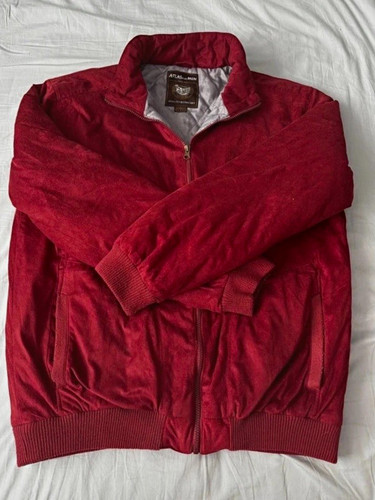 Atlas for men red - atlas, velour