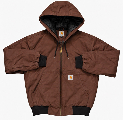 Carhartt men brown hooded - men's,