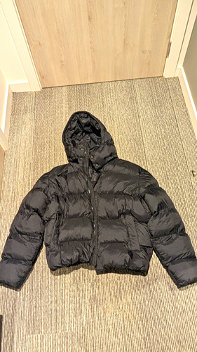 Metissier men black hooded - black,