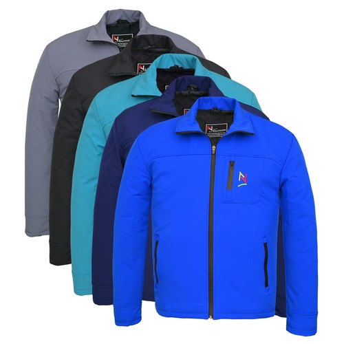 Mens full zip - full, softshell