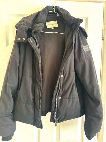 Jack wills black hooded - jack,