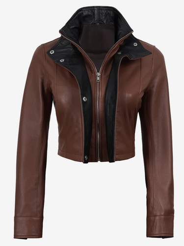 Women cropped cognac - women’s,