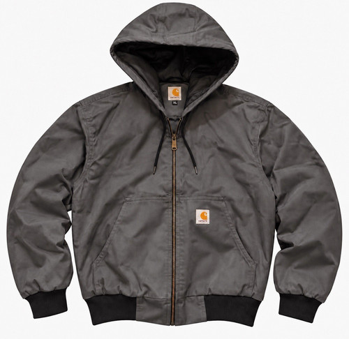 Carhartt grey hooded full - grey,