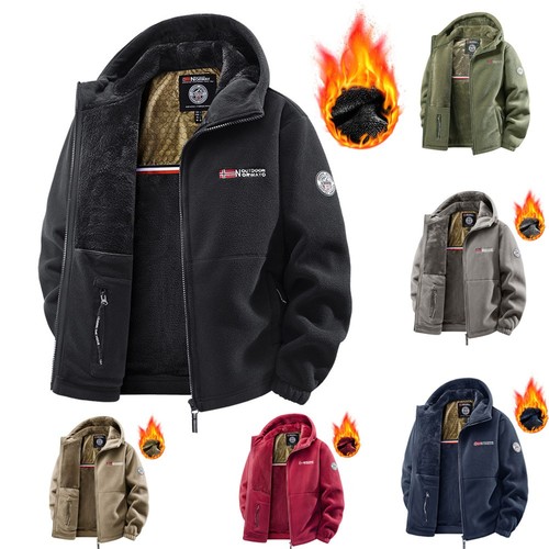 Men fleece jacket outdoor warm - men,