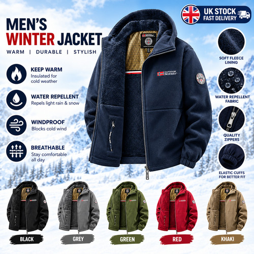 Men fleece jacket outdoor warm - outdoor,