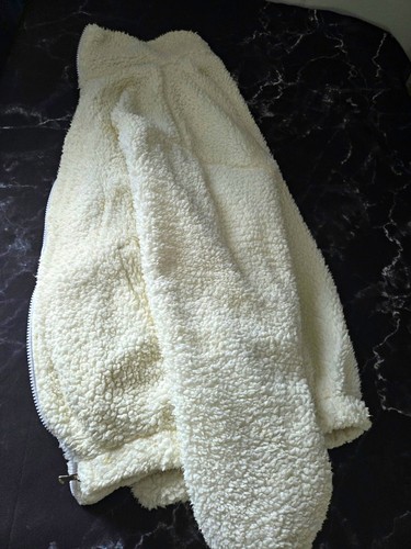 Unisex white teddy sherpa - white,