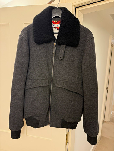 Off white men grey wool - off-white,