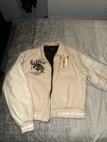Man men beige embroidered - beige,
