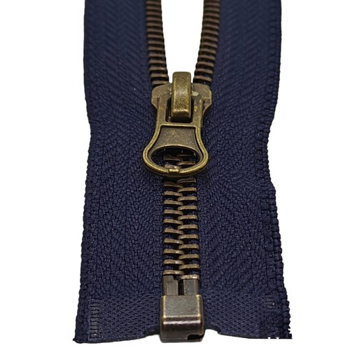 1pc antique brass metal - 1pc, zip
