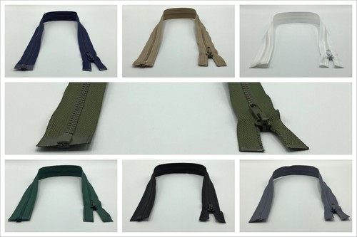 Open end zips plastic - end, chunky