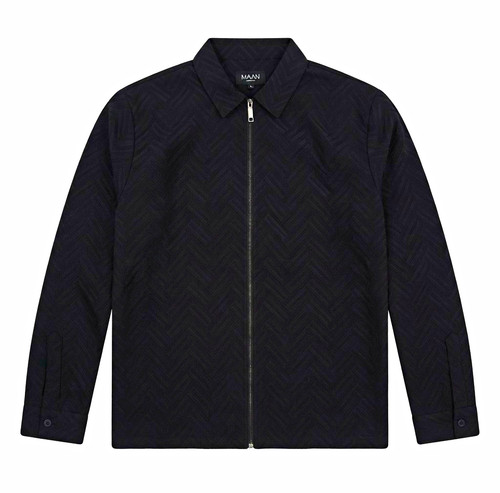 Boohooman men black chevron - men's,
