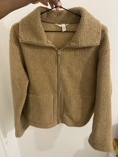 Beige teddy fleece - h&m,