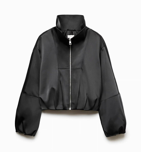 Marks spencer black satin - &,