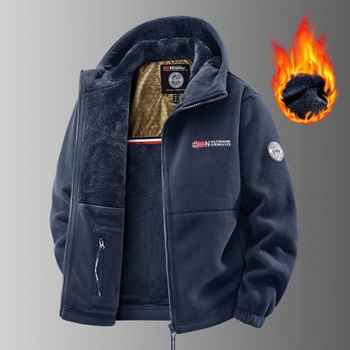 Men fleece jacket outdoor warm - men,