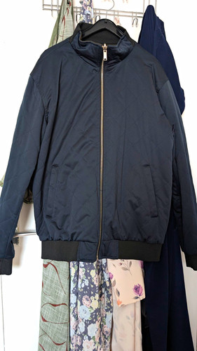 Men black bomber - black, jacket