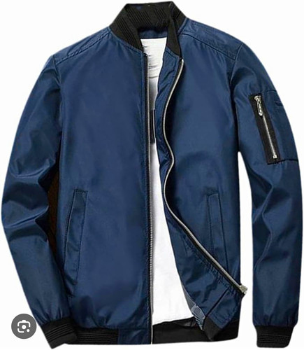 Men blue bomber jacket - men’s, m
