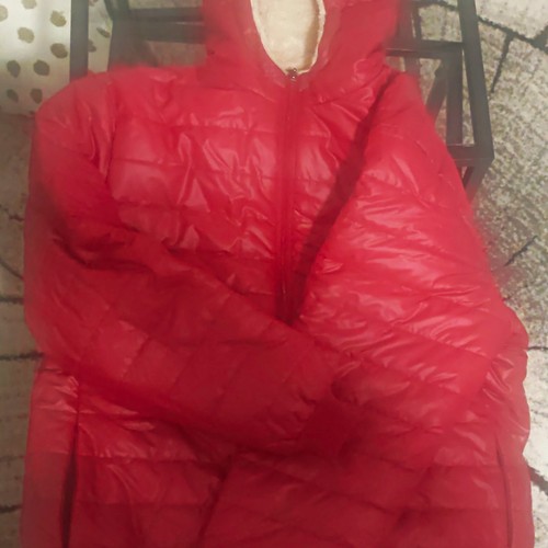 Women red quilted - red,
