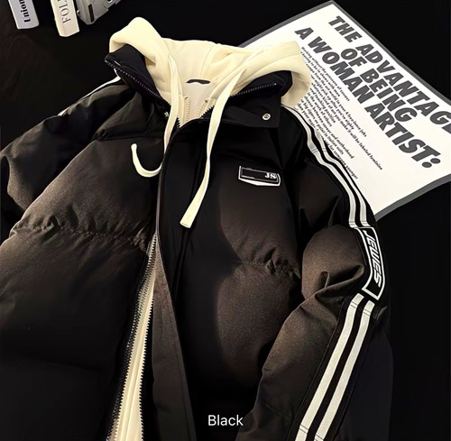 Men hooded puffer jacket - puffer,