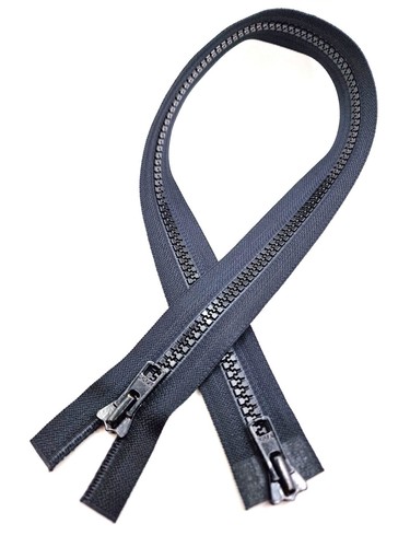 Chunky plastic zips ykk no8 - ,