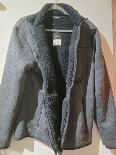 Peacocks mens charcoal sherpa - peacocks,