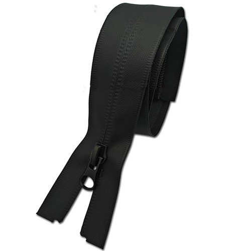 Black waterproof zip - waterproof,